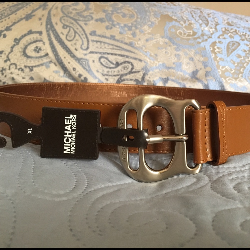 Michael Kors Brown/luggage  Belt Size XL